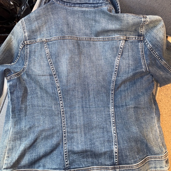 Chico's Jean Jacket, Size 1 - Picture 3 of 6